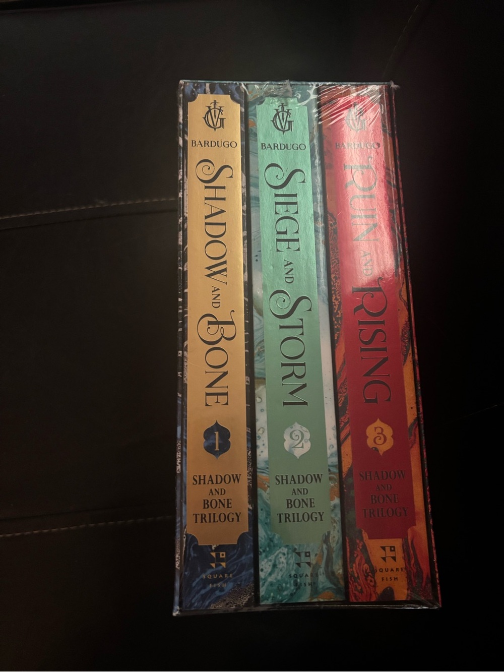 Shadow and Bone Trilogy by Leigh Bardugo - Blue & Gold Cover